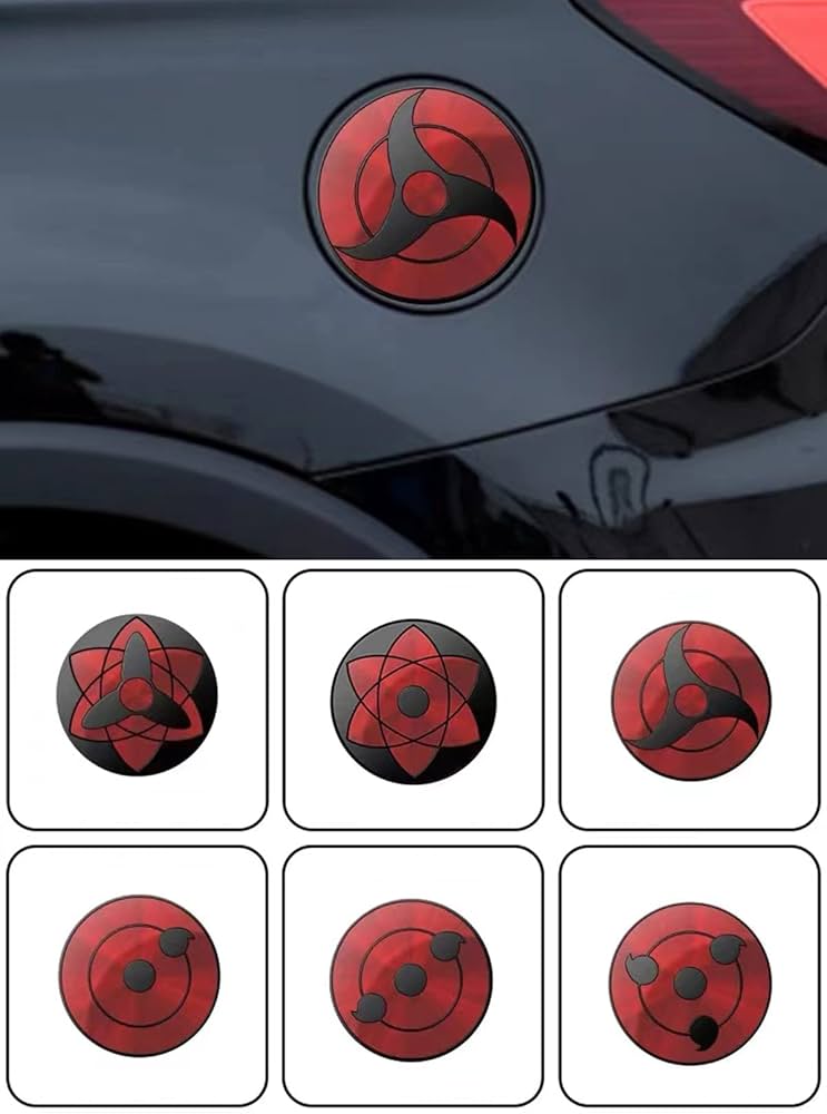 Amazon.co.jp: 車ステッカー ナルト ステッカー 輪廻 写輪眼